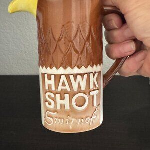 Vintage SMIRNOFF Hawk 4oz Shot Mug